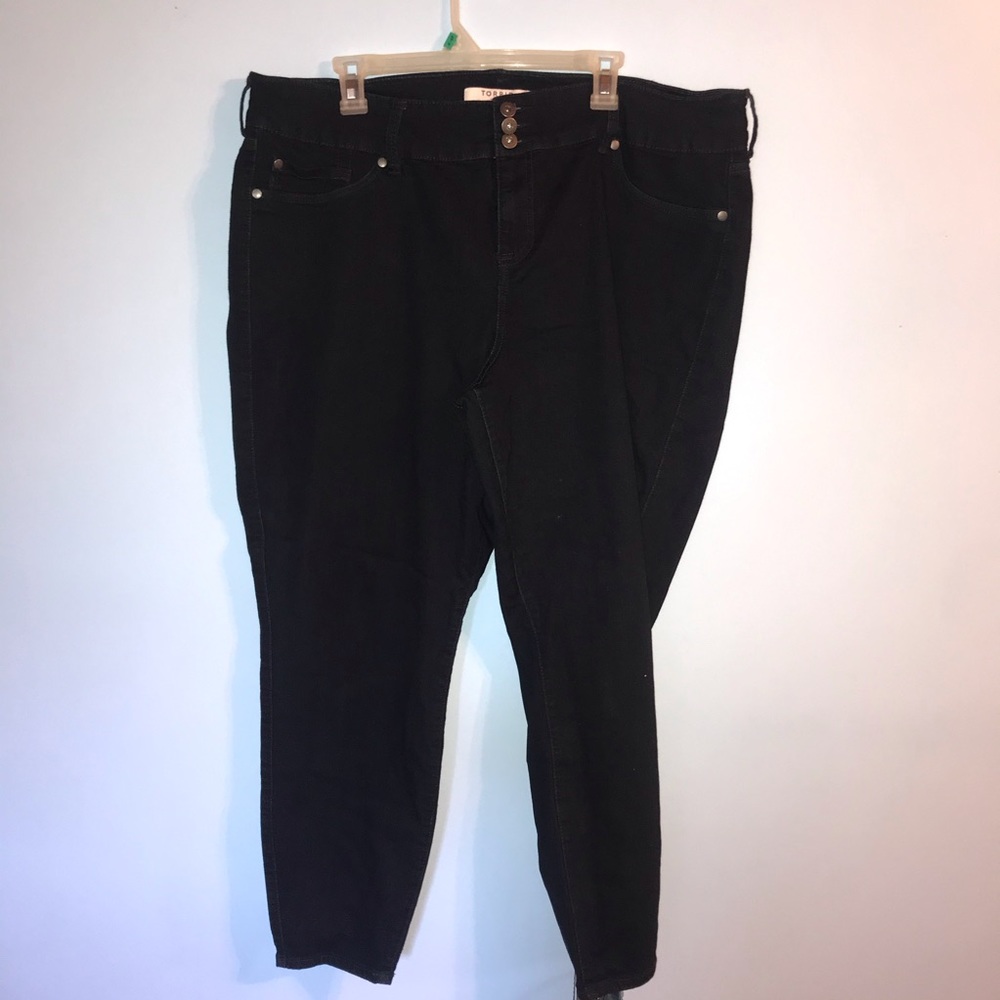 Torrid Plus Size High Waist Dark Skinny Jeans